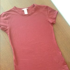 H & M basic shirt sleeve t shirt
